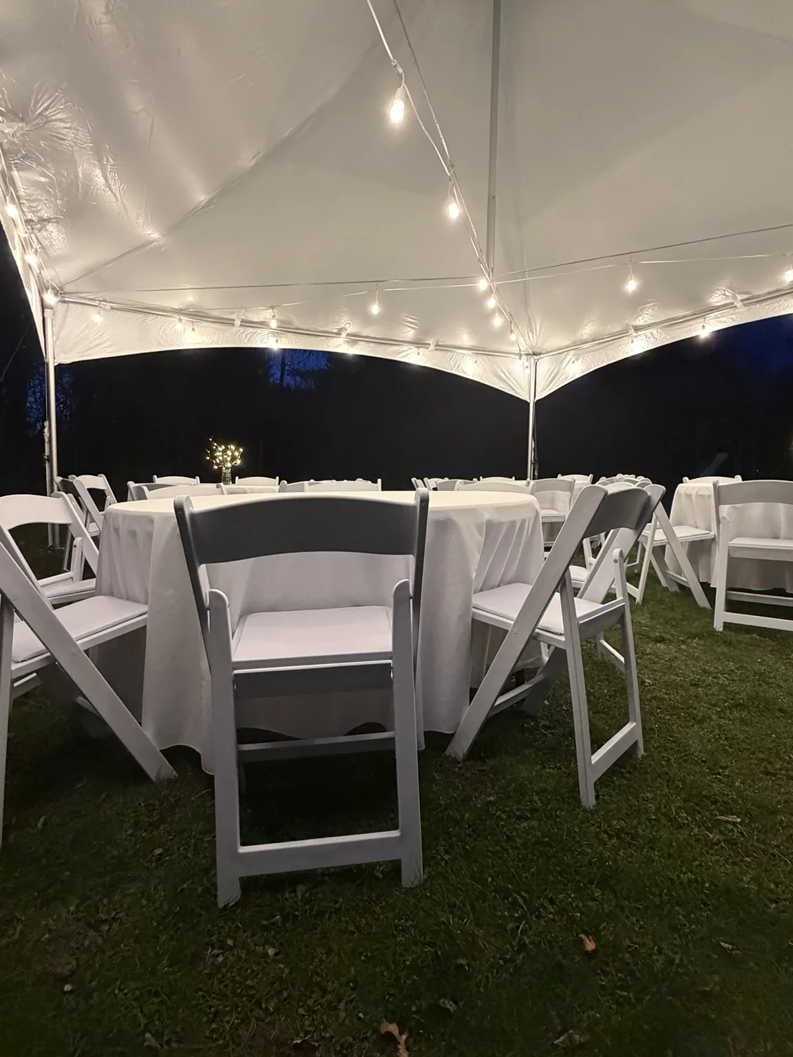 Event tent setup for Brunswick, Maine rentals