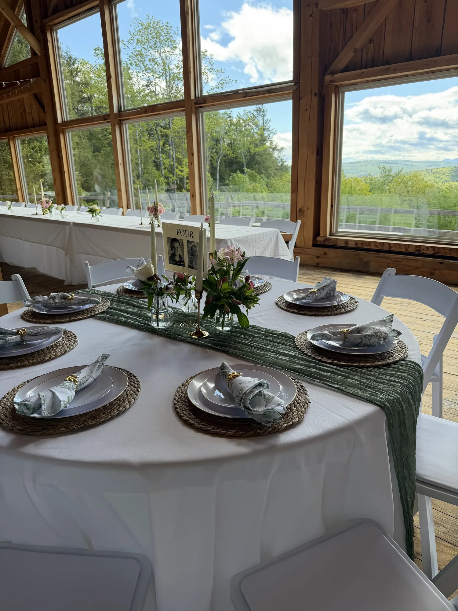 Polished dinner table setting suitable for a benefit event